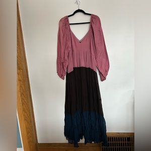 Anthropologie Balloon Sleeve Dress NWT